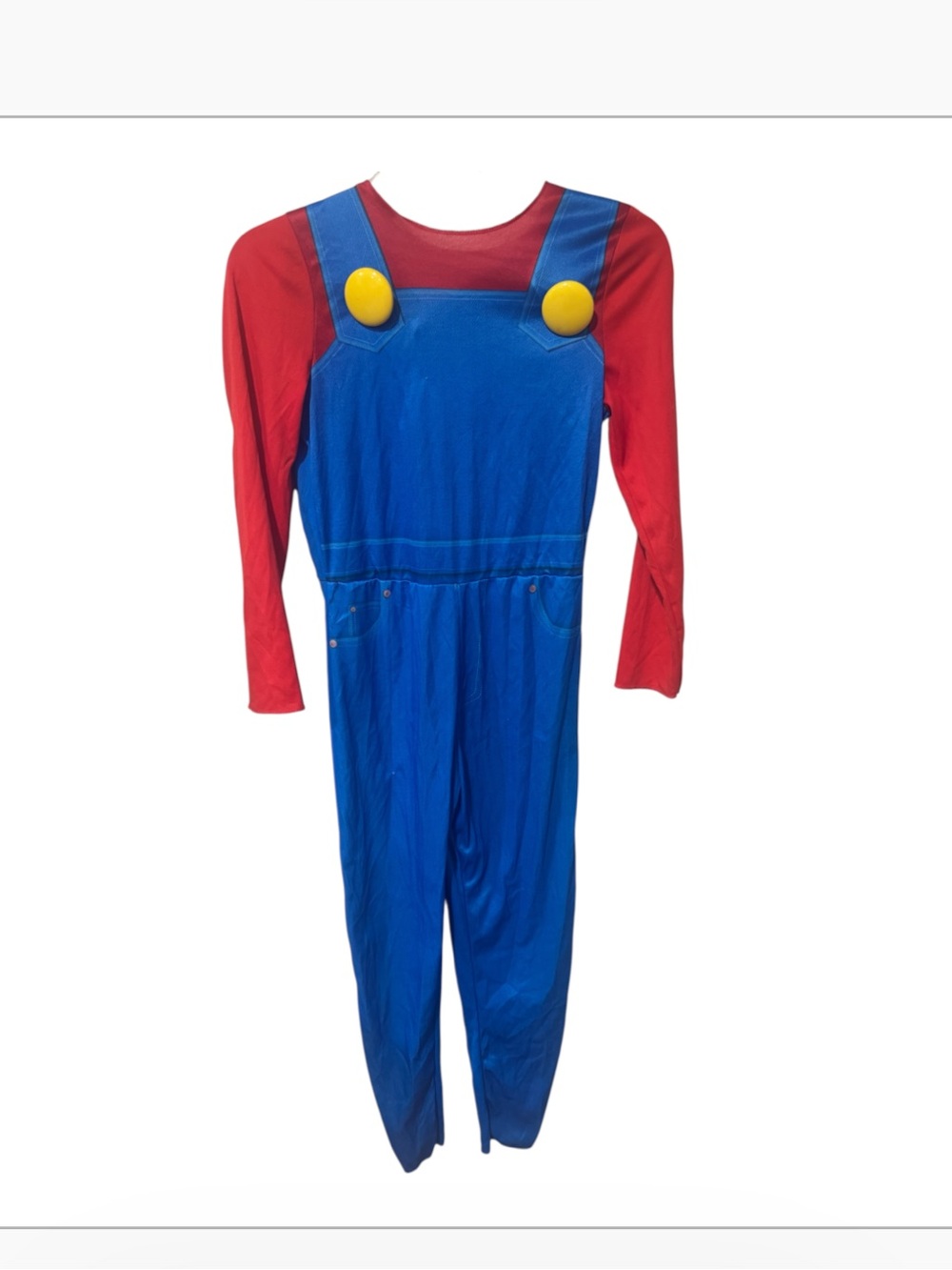 Super Mario Brothers kids Halloween jumpsuit costume size large